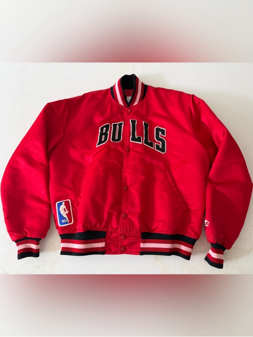STARTER Red Chicago Bulls jacket - Made in USA